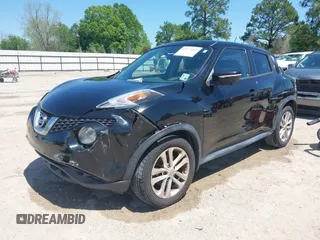 2015 Nissan Juke S with VIN JN8AF5MR5FT508159, listed as a IAAI auction lot 41977609 with 119,915 mi miles. Bid and sale history available at carsss.com. Image 2.