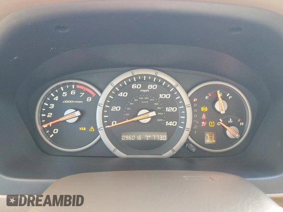 2007 Honda Pilot EX-L with VIN 5FNYF28777B022958, listed as a Copart auction lot 46793575 with 96,016 mi miles and Salvage Title. Bid and sale history available at DreamBid. Image 9.