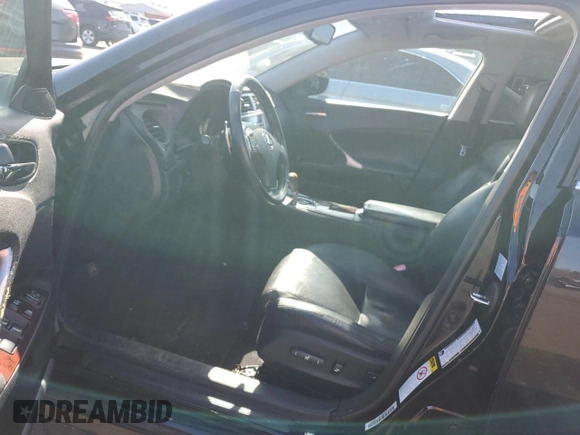 2006 Lexus IS 250 with VIN JTHCK262X62005472, listed as a Copart auction lot 52777295 with 148,259 mi miles and Salvage Title. Bid and sale history available at DreamBid. Image 7.