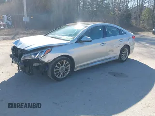 2015 Hyundai Sonata 2.4L Sport with VIN 5NPE34AF9FH041892, listed as a IAAI auction lot 42075563 with 153,024 mi miles. Bid and sale history available at carsss.com. Image 17.