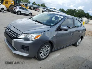 2022 Mitsubishi Mirage ES with VIN ML32FUFJ8NHF01392, listed as a Copart auction lot 65088255 with 56,703 mi miles and Clean title. Bid and sale history available at DreamBid. Image 1.