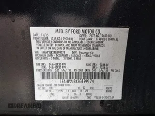 2015 Ford Taurus Limited с VIN 1FAHP2J8XFG199174, выставлен на аукционе IAAI как лот 42217433 с пробегом 128 229 миль миль и . История ставок и продаж доступна на DreamBid. Изображение 9.