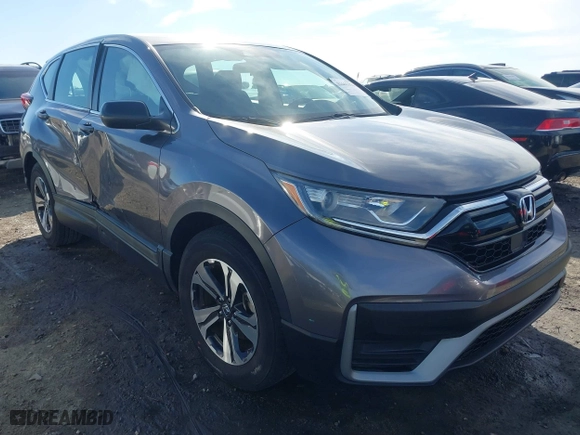 2021 Honda CR-V LX with VIN 5J6RW1H25ML007249, listed as a IAAI auction lot 41662376 with 11,907 mi miles. Bid and sale history available at carsss.com. Image 1.