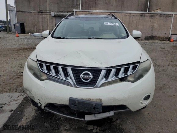 2010 Nissan Murano SL with VIN JN8AZ1MW9AW110806, listed as a Copart auction lot 49140965 with 184,710 mi miles and Clean Title. Bid and sale history available at carsss.com. Image 5.