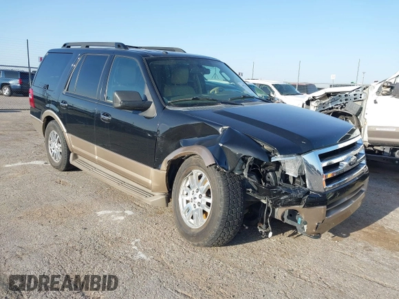2014 Ford Expedition King Ranch z VIN 1FMJU1J58EEF21353, wystawiony jako IAAI lot #41977079 z przebiegiem 141 225 mil mil oraz . Historia ofert i sprzedaży dostępna na DreamBid. Obrazek 1.