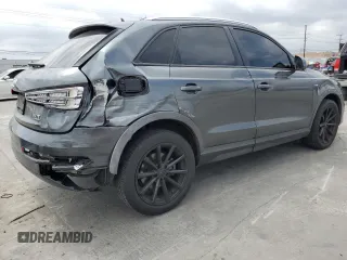 2018 Audi Q3 Premium with VIN WA1ECCFS8JR002738, listed as a Copart auction lot 53276095 with 171,912 mi miles and Salvage title. Bid and sale history available at DreamBid. Image 3.