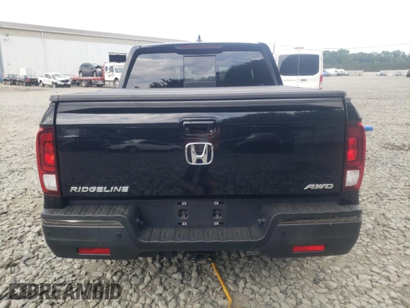 2019 Honda Ridgeline Black Edition with VIN 5FPYK3F86KB038307, listed as a Copart auction lot 65618514 with 54,408 mi miles and Salvage title. Bid and sale history available at DreamBid. Image 6.