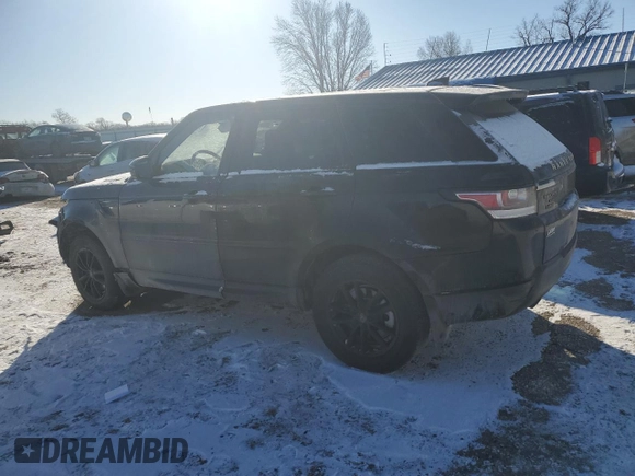 2017 Land Rover Range Rover Sport SE with VIN SALWG2FK2HA124571, listed as a Copart auction lot 89398505 with 94,159 mi miles and Salvage title. Bid and sale history available at DreamBid. Image 2.