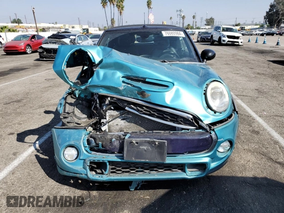 2018 MINI Convertible Cooper S with VIN WMWWG9C5XJ3C82701, listed as a Copart auction lot 76080984 with 50,655 mi miles and Salvage Title. Bid and sale history available at carsss.com. Image 5.