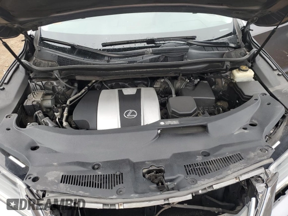 2016 Lexus RX 350 with VIN 2T2BZMCA5GC009122, listed as a Copart auction lot 52448045 with 122,781 mi miles and Salvage Title. Bid and sale history available at DreamBid. Image 12.