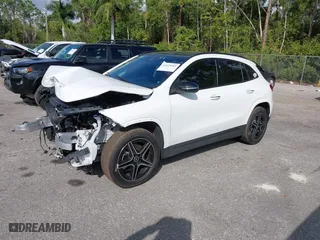 2025 Mercedes-Benz GLA with VIN W1N4N4GB0SJ657498, listed as a IAAI auction lot 41472062 with 505 mi miles. Bid and sale history available at carsss.com. Image 17.