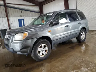 2007 Honda Pilot LX z VIN 5FNYF18157B007168, wystawiony jako Copart lot #57458405 z przebiegiem 225 139 mil mil oraz Czysty tytuł • Clean title. Historia ofert i sprzedaży dostępna na DreamBid. Obrazek 1.