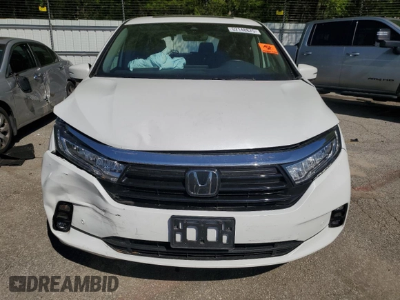 2022 Honda Odyssey Touring with VIN 5FNRL6H8XNB501482, listed as a Copart auction lot 52148875 with 32,568 mi miles and Salvage title. Bid and sale history available at DreamBid. Image 5.