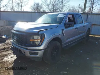 2024 Ford F-150 STX with VIN 1FTFW2L54RKE48691, listed as a IAAI auction lot 41554175 with 6,781 mi miles and . Bid and sale history available at carsss.com. Image 18.