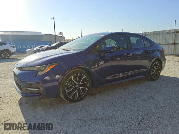 2020 Toyota Corolla SE with VIN 5YFS4RCE2LP047243, listed as a Copart auction lot 52650135 with 136,542 mi miles and Clean Title. Bid and sale history available at DreamBid. Image 1.