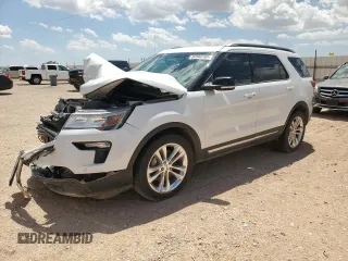 2018 Ford Explorer XLT z VIN 1FM5K7D87JGC70257, wystawiony jako Copart lot #54946765 z przebiegiem 80 706 mil mil oraz Szkoda całkowita • Salvage title. Historia ofert i sprzedaży dostępna na DreamBid. Obrazek 1.