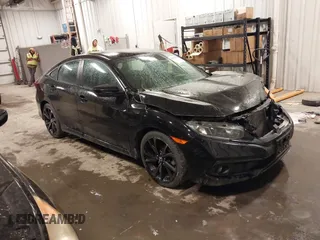 2020 Honda Civic Sedan Sport with VIN 2HGFC2F83LH569159, listed as a IAAI auction lot 41833183 with 97,100 mi miles. Bid and sale history available at carsss.com. Image 1.