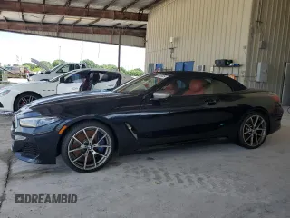2019 BMW 8 Series M850i xDrive with VIN WBAFY4C59KBX38790, listed as a Copart auction lot 69656654 with 30,863 mi miles and Salvage Title. Bid and sale history available at carsss.com. Image 1.