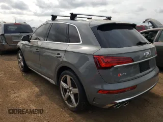 2021 Audi SQ5 Premium Plus with VIN WA1B4AFY0M2015876, listed as a Copart auction lot 63838424 with 50,639 mi miles and Salvage Title. Bid and sale history available at DreamBid. Image 2.