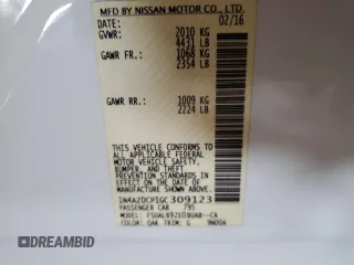 2016 Nissan LEAF S z VIN 1N4AZ0CP1GC309123, wystawiony jako Copart lot #58872175 z przebiegiem 70 298 mil mil oraz Czysty tytuł • Clean title. Historia ofert i sprzedaży dostępna na DreamBid. Obrazek 12.