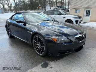 2007 BMW 6 Series M6 with VIN WBSEK93597CS32349, listed as a Copart auction lot 51005665 with 114,108 mi miles and Clean Title. Bid and sale history available at carsss.com. Image 1.