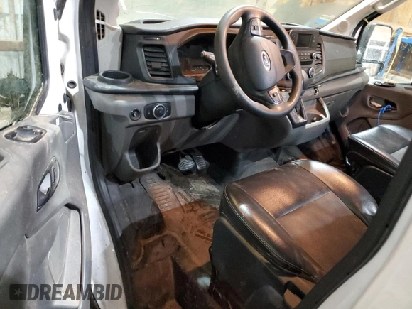 2020 Ford Transit Cargo with VIN 1FTBR1C87LKB49603, listed as a Copart auction lot 48592455 with 174,558 mi miles and Salvage Title. Bid and sale history available at DreamBid. Image 8.