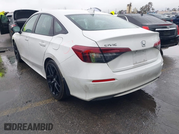 2025 Honda Civic Sport with VIN 2HGFE2F50SH516112, listed as a IAAI auction lot 41578183 with 8,138 mi miles and . Bid and sale history available at DreamBid. Image 3.