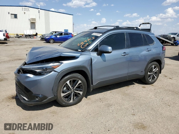 2024 Toyota Corolla Cross Hybrid S with VIN 7MUFBABG3RV033207, listed as a Copart auction lot 63455855 with 24,517 mi miles and Salvage title. Bid and sale history available at DreamBid. Image 1.