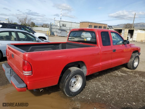 2001 Dodge Dakota with VIN 1B7FL22P31S233500, listed as a Copart auction lot 45775345 with 149,206 mi miles and Clean Title. Bid and sale history available at carsss.com. Image 3.