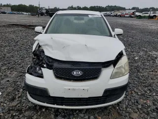 2007 Kia Rio LX with VIN KNADE123076227001, listed as a Copart auction lot 70975104 with 171,386 mi miles and Salvage Title. Bid and sale history available at carsss.com. Image 5.