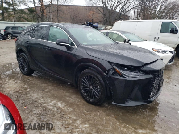 2025 Lexus RX 350 with VIN 2T2BAMCA8SC089662, listed as a Copart auction lot 43508605 with 1,634 mi miles and Salvage Title. Bid and sale history available at DreamBid. Image 4.