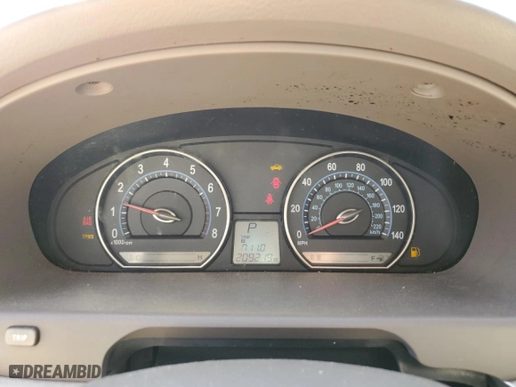 2008 Kia Optima LX with VIN KNAGE123685246267, listed as a Copart auction lot 48325625 with 209,219 mi miles and Salvage Title. Bid and sale history available at carsss.com. Image 9.