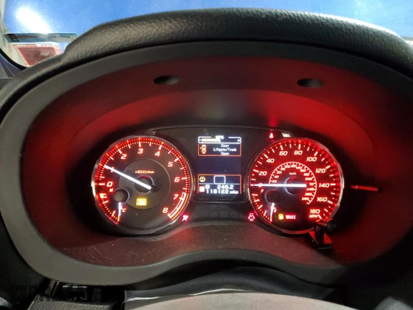 2015 Subaru WRX with VIN JF1VA1A67F9819755, listed as a Copart auction lot 48573905 with 118,122 mi miles and Salvage Title. Bid and sale history available at carsss.com. Image 9.