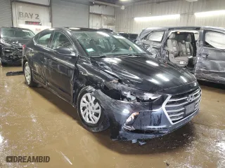 2018 Hyundai Elantra SE with VIN 5NPD74LF9JH393330, listed as a Copart auction lot 50383995 with 154,328 mi miles and Salvage Title. Bid and sale history available at carsss.com. Image 4.