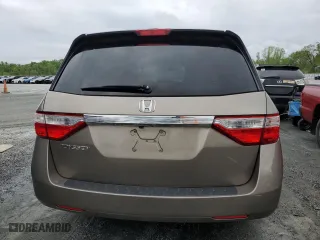 2013 Honda Odyssey EX-L with VIN 5FNRL5H66DB060621, listed as a Copart auction lot 51906045 with 195,561 mi miles and Salvage Title. Bid and sale history available at carsss.com. Image 6.