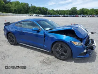 2017 Ford Mustang V6 with VIN 1FA6P8AM2H5301038, listed as a Copart auction lot 57375185 with 61,158 mi miles and Salvage title. Bid and sale history available at DreamBid. Image 4.