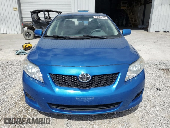 2009 Toyota Corolla with VIN JTDBL40E999033574, listed as a Copart auction lot 53380875 with 42,505 mi miles and Salvage Title. Bid and sale history available at carsss.com. Image 5.