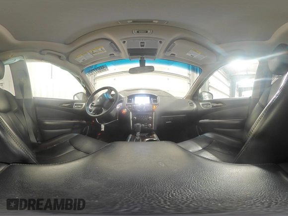 2015 Nissan Pathfinder Platinum with VIN 5N1AR2MM1FC700700, listed as a Copart auction lot 56637765 with 201,149 mi miles and Salvage title. Bid and sale history available at DreamBid. Image 16.