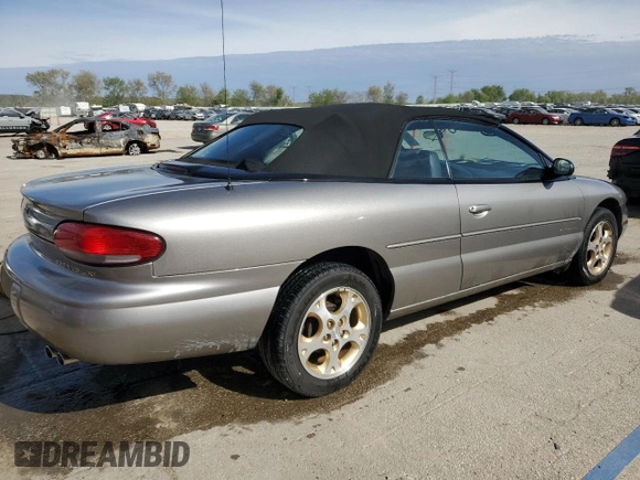 1998 Chrysler Sebring JXi z VIN 3C3EL55H7WT202665, wystawiony jako Copart lot #54619905 z przebiegiem 36 351 mil mil oraz Szkody całkowita. Historia ofert i sprzedaży dostępna na DreamBid. Obrazek 3.