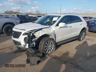 2021 Cadillac XT4 FWD Premium Luxury with VIN 1GYFZCR47MF084998, listed as a IAAI auction lot 41483283 with 1 mi miles. Bid and sale history available at carsss.com. Image 16.