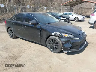 2015 Lexus IS 250 with VIN JTHBF1D25F5072556, listed as a IAAI auction lot 41780303 with 156,658 mi miles. Bid and sale history available at carsss.com. Image 1.