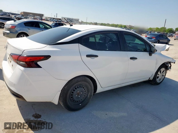 2023 Nissan Versa S z VIN 3N1CN8DV3PL837389, wystawiony jako Copart lot #52344195 z przebiegiem 26 249 mil mil oraz Szkoda całkowita • Salvage title. Historia ofert i sprzedaży dostępna na DreamBid. Obrazek 3.