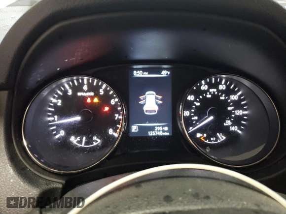 2017 Nissan Rogue SV with VIN KNMAT2MT5HP548171, listed as a Copart auction lot 48662155 with 125,748 mi miles and Salvage Title. Bid and sale history available at carsss.com. Image 9.