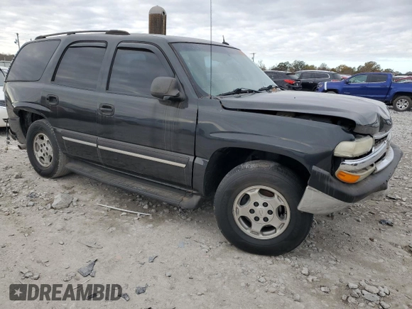 2005 Chevrolet Tahoe LS with VIN 1GNEC13V15R173529, listed as a Copart auction lot 84908724 with 0 mi miles and Salvage Title. Bid and sale history available at carsss.com. Image 4.