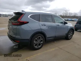 2020 Honda CR-V EX-L with VIN 2HKRW1H85LH405624, listed as a Copart auction lot 49845785 with 57,485 mi miles and Salvage Title. Bid and sale history available at carsss.com. Image 3.