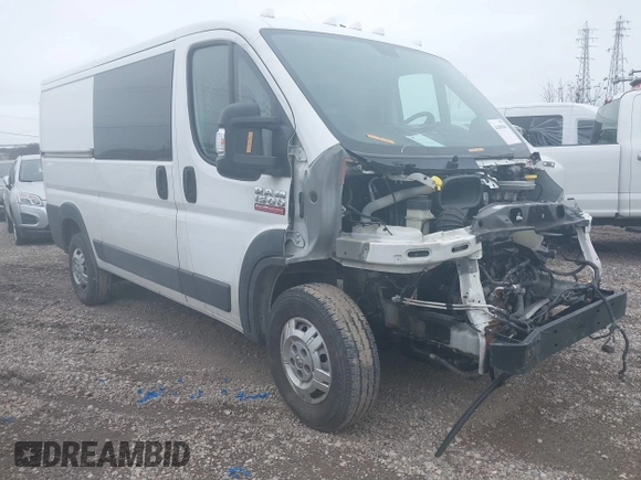 2017 Ram ProMaster Cargo with VIN 3C6TRVAG5HE534357, listed as a IAAI auction lot 41405041 with 133,119 mi miles and . Bid and sale history available at DreamBid. Image 1.
