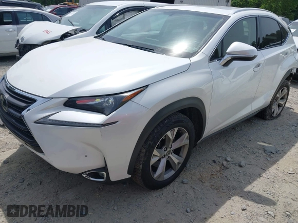 2017 Lexus NX 200t with VIN JTJYARBZXH2072658, listed as a IAAI auction lot 42220365 with 238,425 mi miles and . Bid and sale history available at DreamBid. Image 2.