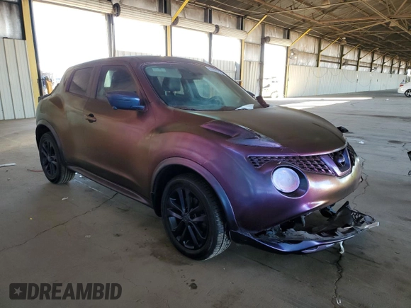 2016 Nissan Juke SL with VIN JN8AF5MRXGT602412, listed as a Copart auction lot 41916735 with 65,995 mi miles and Salvage Title. Bid and sale history available at carsss.com. Image 4.