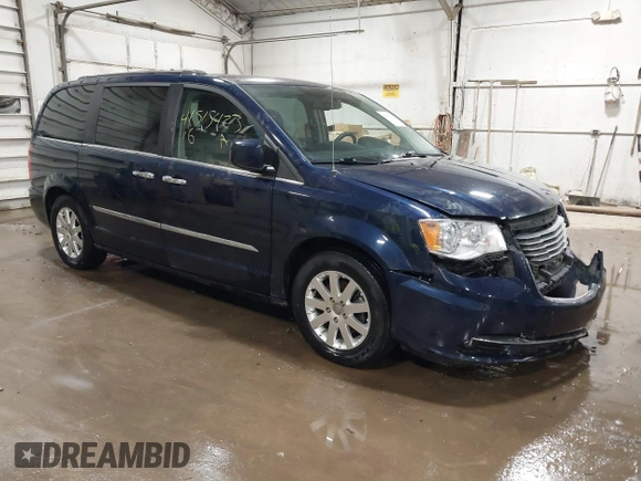 2016 Chrysler Town & Country Touring with VIN 2C4RC1BG8GR194307, listed as a IAAI auction lot 41515423 with 84,930 mi miles. Bid and sale history available at carsss.com. Image 1.