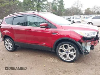 2017 Ford Escape Titanium with VIN 1FMCU0J94HUB01914, listed as a IAAI auction lot 41509707 with 55,827 mi miles. Bid and sale history available at carsss.com. Image 1.